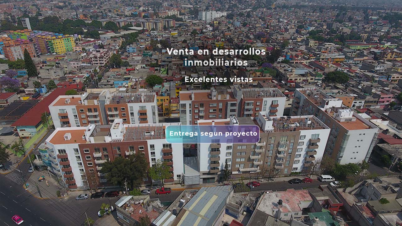 Desarrollo inmobiliario con drone en Estado de México