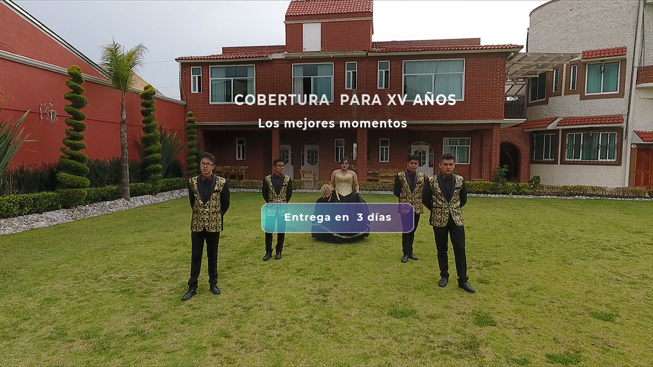 XV años con drone en Estado de México