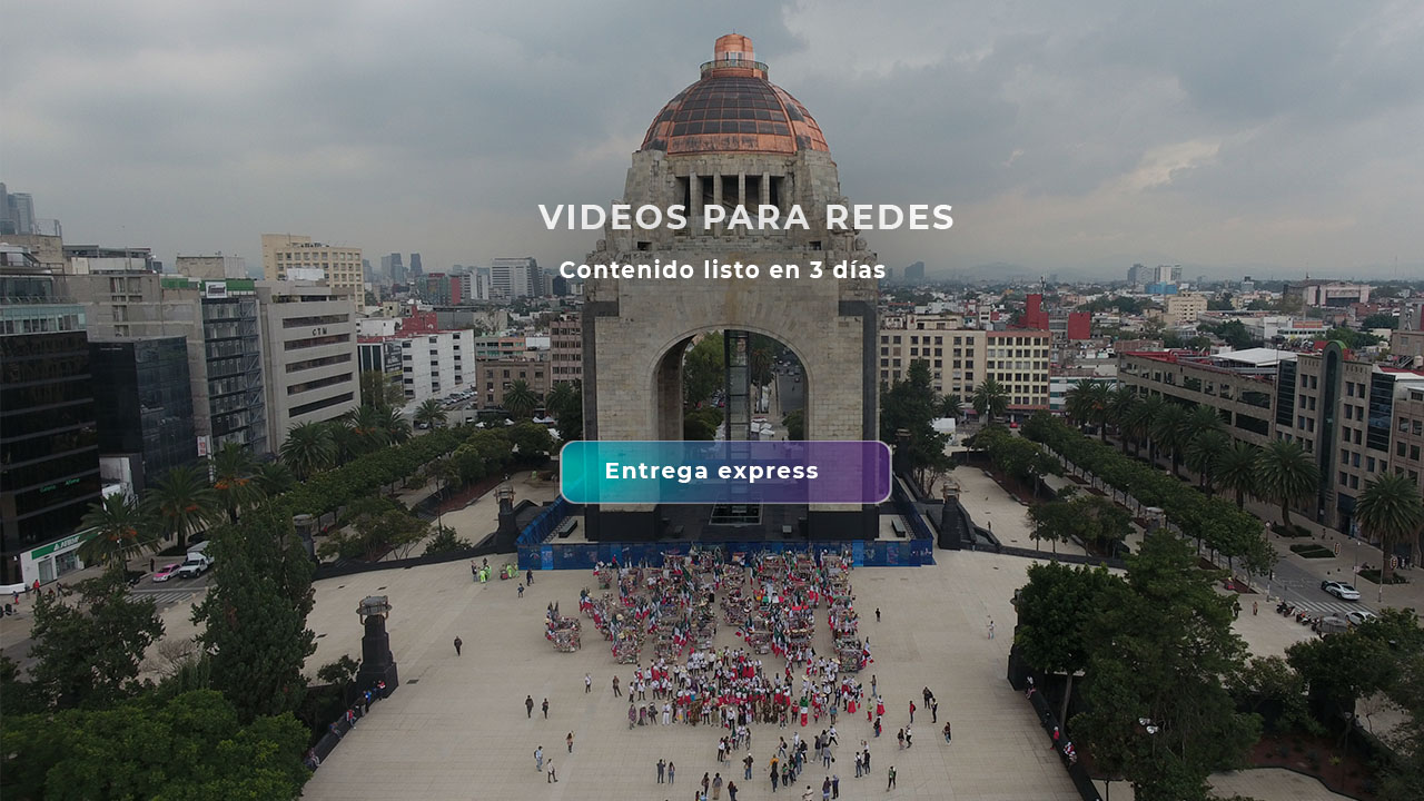 Video para redes sociales con drone listo en 3 días para Instagram y TikTok